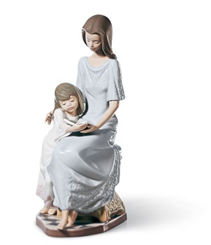 Bedtime Story Mother Figurine