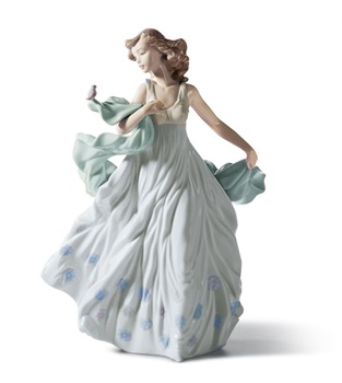 Summer Serenade Woman Figurine