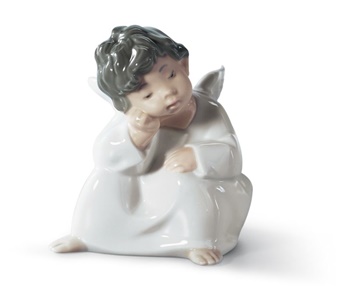 Angel Thinking Figurine